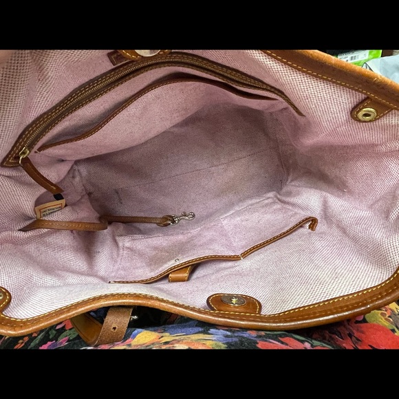 Dooney & Bourke Black Pebble Leather Tote - Picture 5 of 7